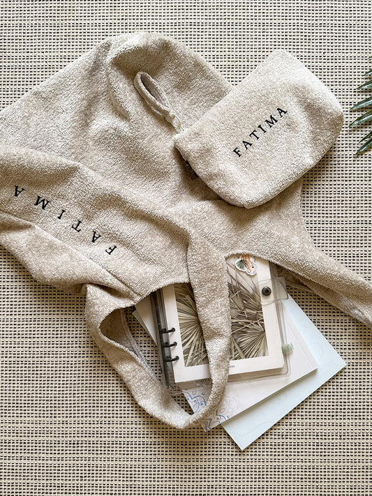 طقم حقيبة و حافظة مستلزمات