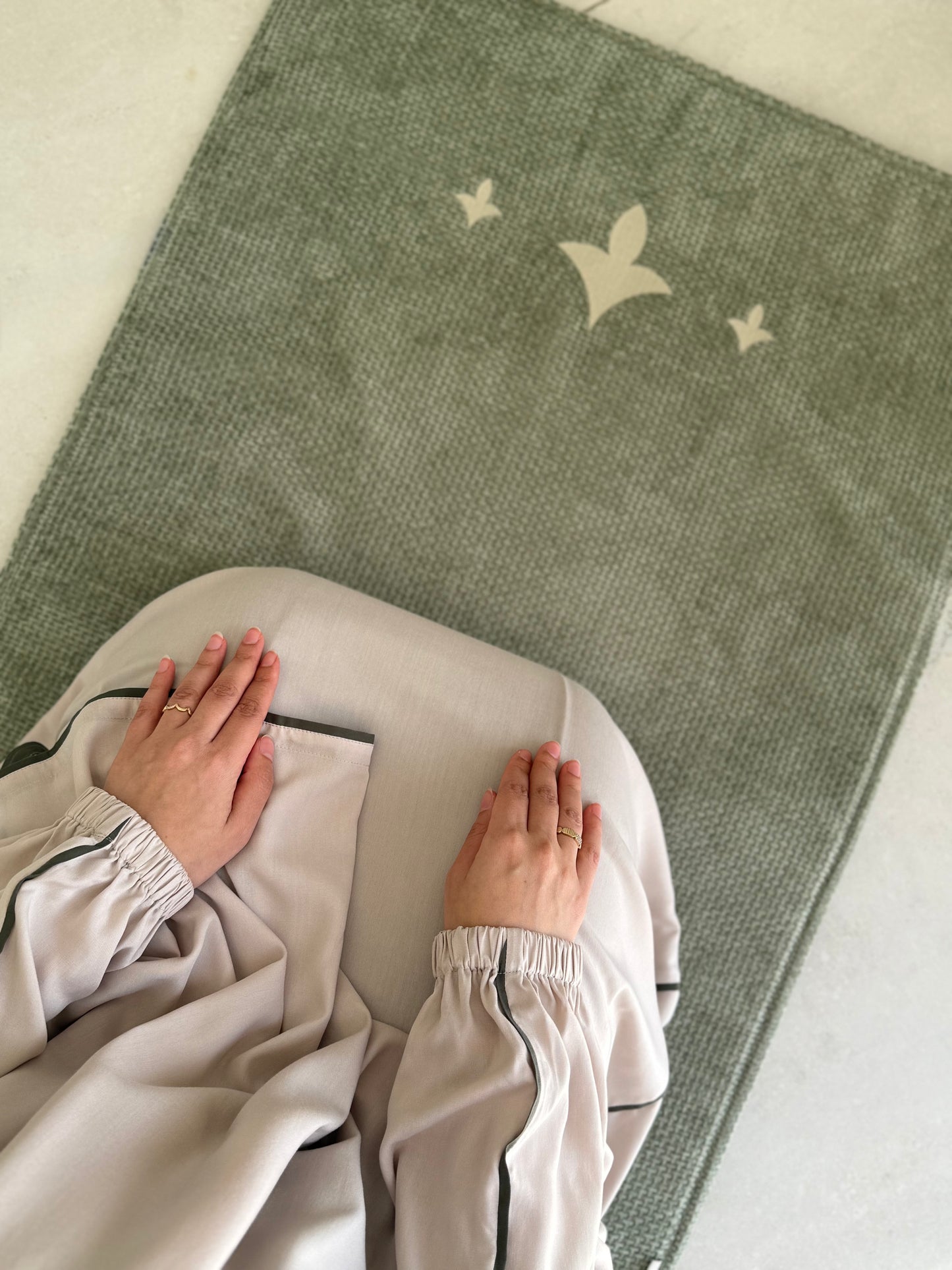 طقم :: رمضان عاد بحلو الوصال - اللون الأخضر - 4 قطع