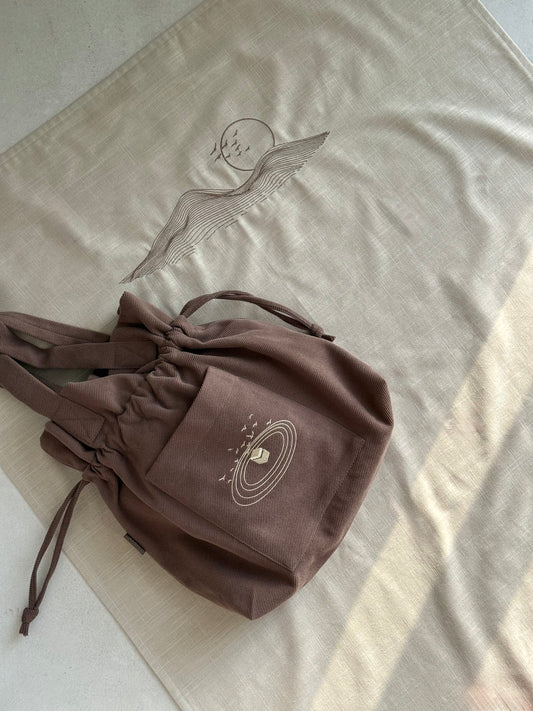 حقيبة الأسفار مع سجادة خفيفة :: للعمرة و الحج والسفر