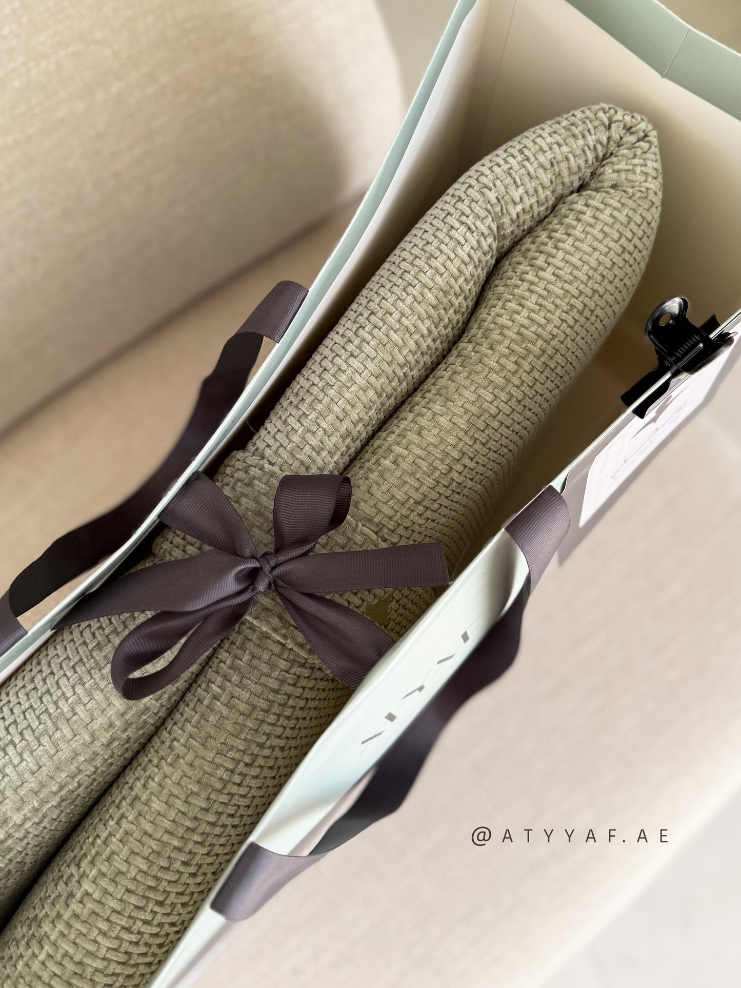 سجادة صلاة اسفنجية - اللون الأخضر الهادي