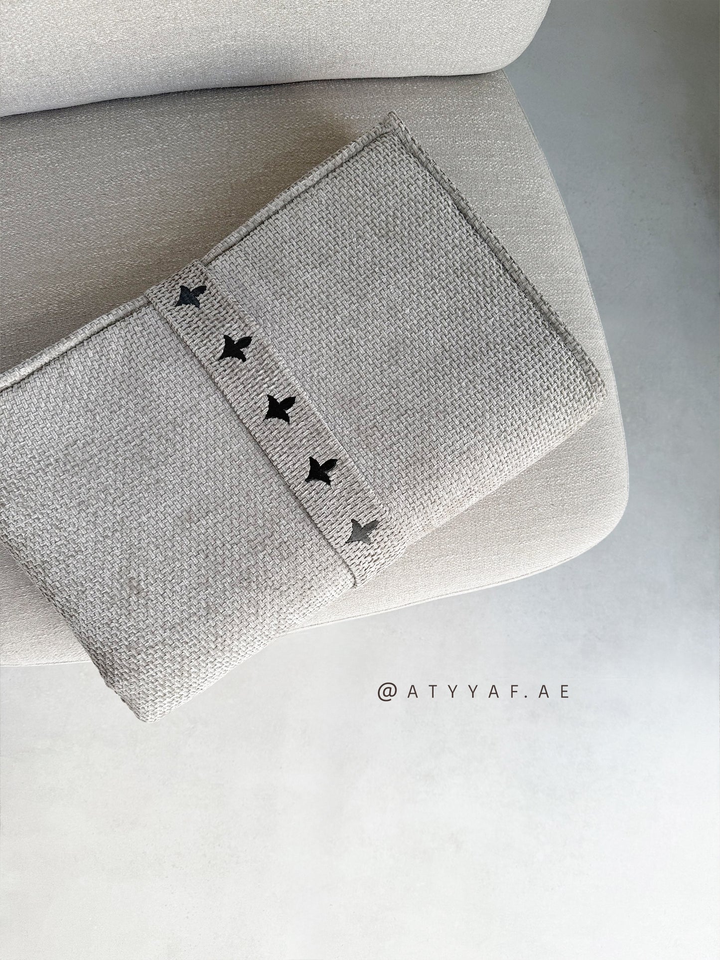 سجادة صلاة اسفنجية - اللون البيج الرمادي